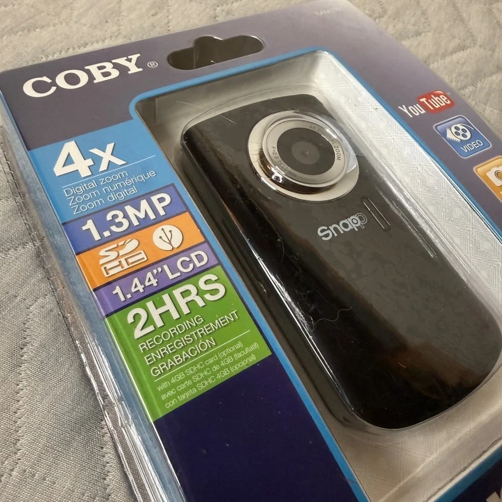 Coby Snapp Black Digital Camcorder